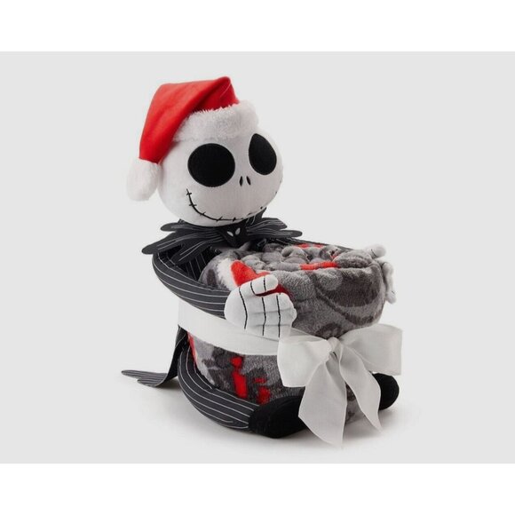 Jack Skellington Holiday Pillow Buddy & Throw Blanket Set by The Big One® - Picture 1 of 2
